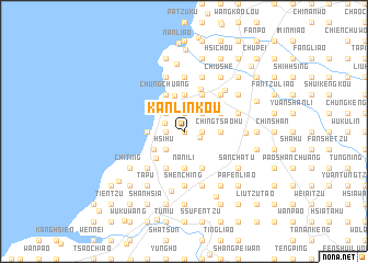 map of Kan-lin-kou