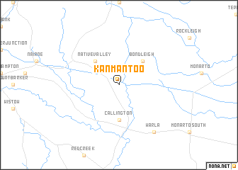 map of Kanmantoo