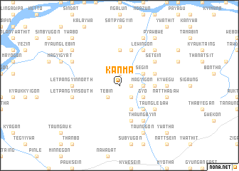 map of Kanma