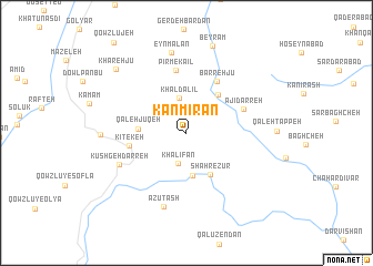 map of Kān Mīrān