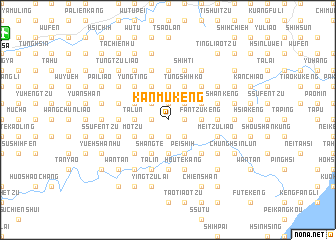 map of Kan-mu-k\
