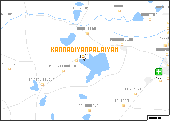 map of Kannadiyanpālaiyam