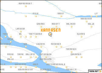map of Kännåsen