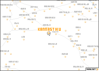 map of Kannastiku