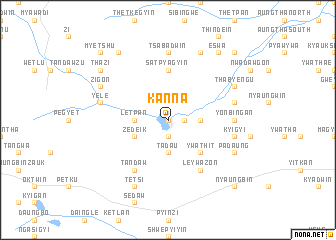 map of Kanna