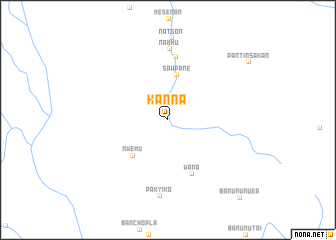 map of Kanna