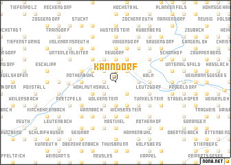 map of Kanndorf