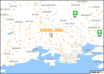 map of Kannelmäki