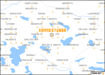 map of Kännestubba