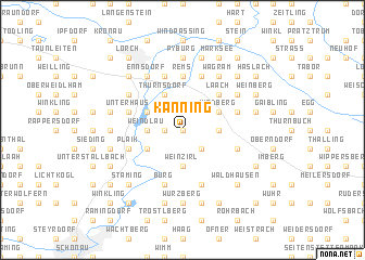 map of Kanning