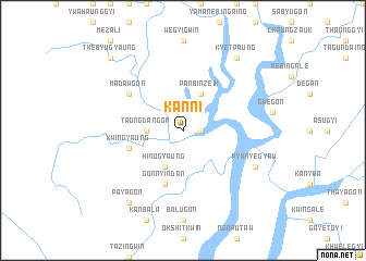 map of Kanni