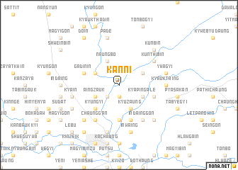 map of Kanni