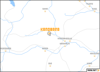 map of Kanobara