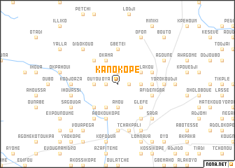 map of Kanokopé