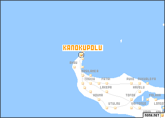 map of Kanokupolu