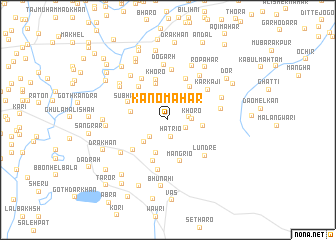 map of Kano Mahar