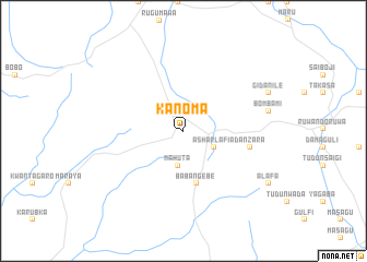 map of Kanoma