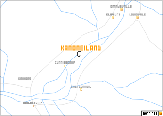 map of Kanoneiland