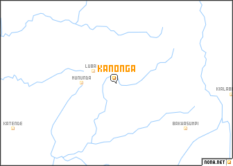 map of Kanonga