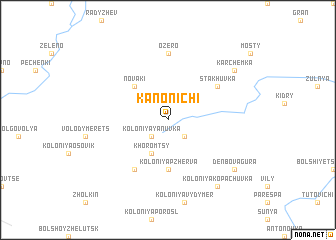 map of Kanonichi