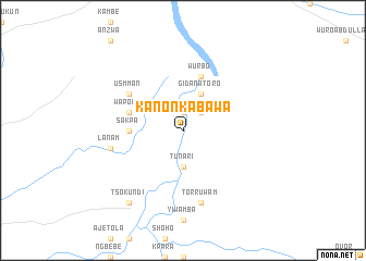 map of Kanon Kabawa