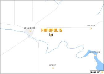 map of Kanopolis