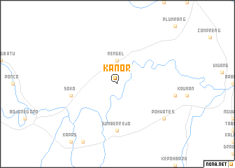 map of Kanor