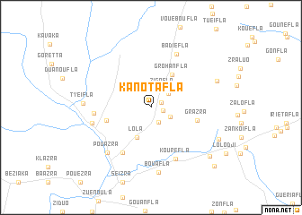 map of Kanotafla