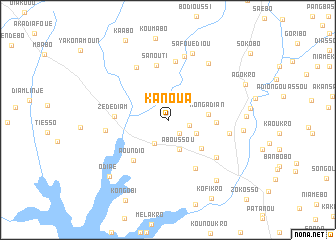 map of Kanoua