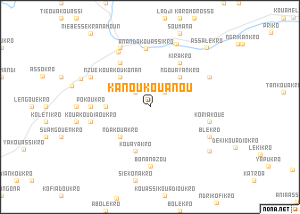 map of Kanoukouanou