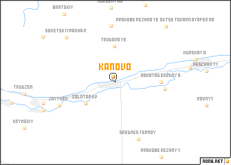 map of Kanovo