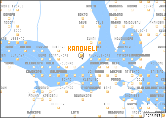 map of Kanoweli