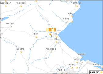 map of Kanō