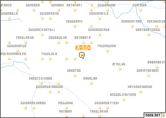 map of Kano