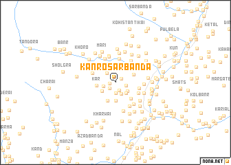 map of Kānro Sar Bānda