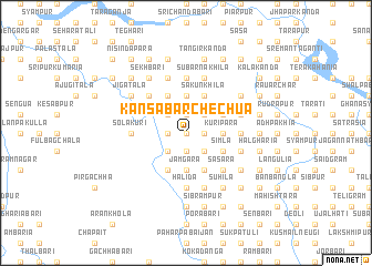 map of Kansabār Chechua