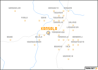 map of Kansala