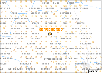 map of Kansānagar