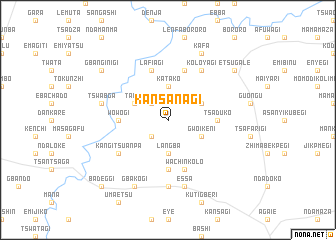 map of Kansanagi