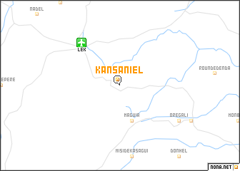 map of Kansaniel