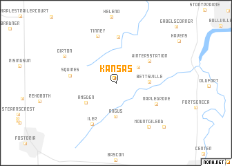 map of Kansas