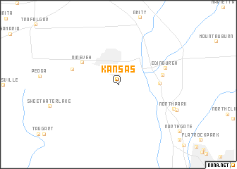 map of Kansas