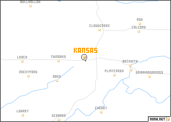 map of Kansas