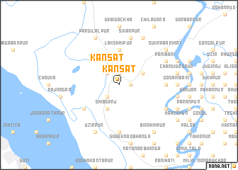 map of Kānsāt