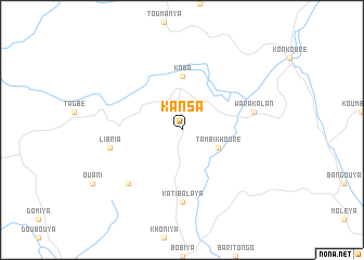 map of Kansa