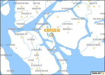 map of Kanseik