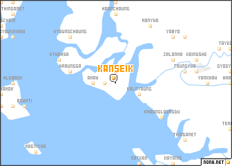 map of Kanseik