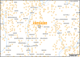 map of Kānshiān