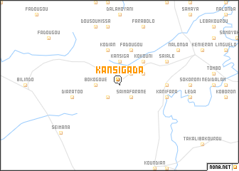 map of Kansigada