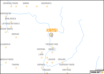 map of Kansi